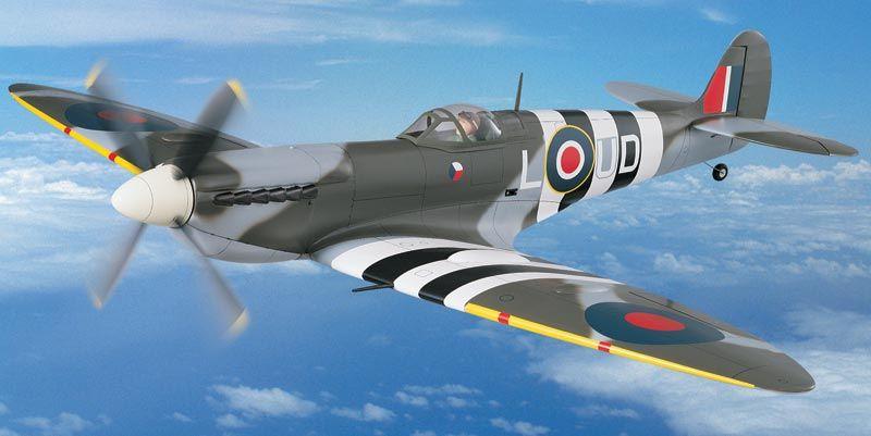 Spitfire Plane Logo - Top Flite Spitfire MkIX Airplane Kit