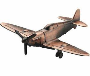 Spitfire Plane Logo - NEW BRASS COLOUR SPITFIRE PLANE DESKTOP ORNAMENTAL PENCIL SHARPENER