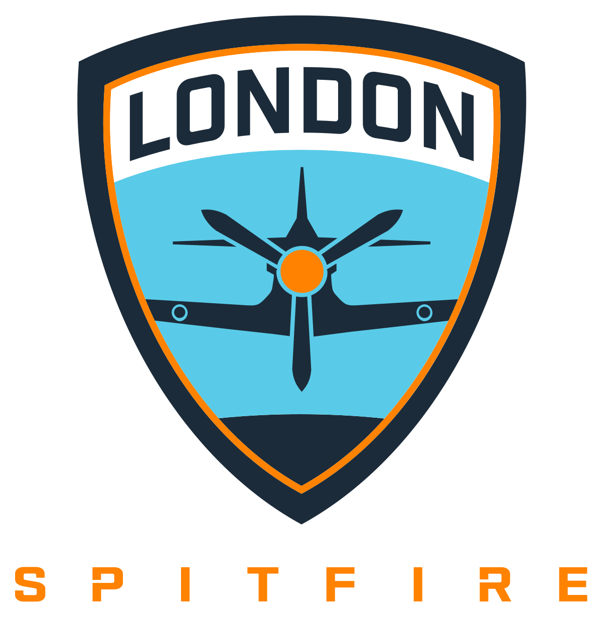 Spitfire Plane Logo - London Spitfire