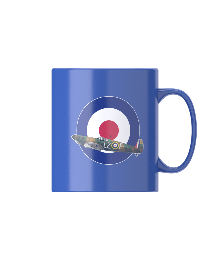 Spitfire Plane Logo - RAF SPITFIRE- BATTLE OF BRITAIN WW2 AIRCRAFT PLANE Mug From