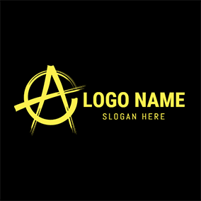 Half Yellow Letter R Logo - 700+ Free Circle Logo Designs | DesignEvo Logo Maker