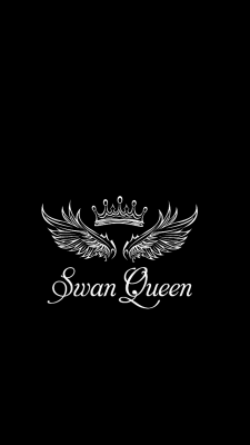 Swan Queen Logo - swan queen lockscreen