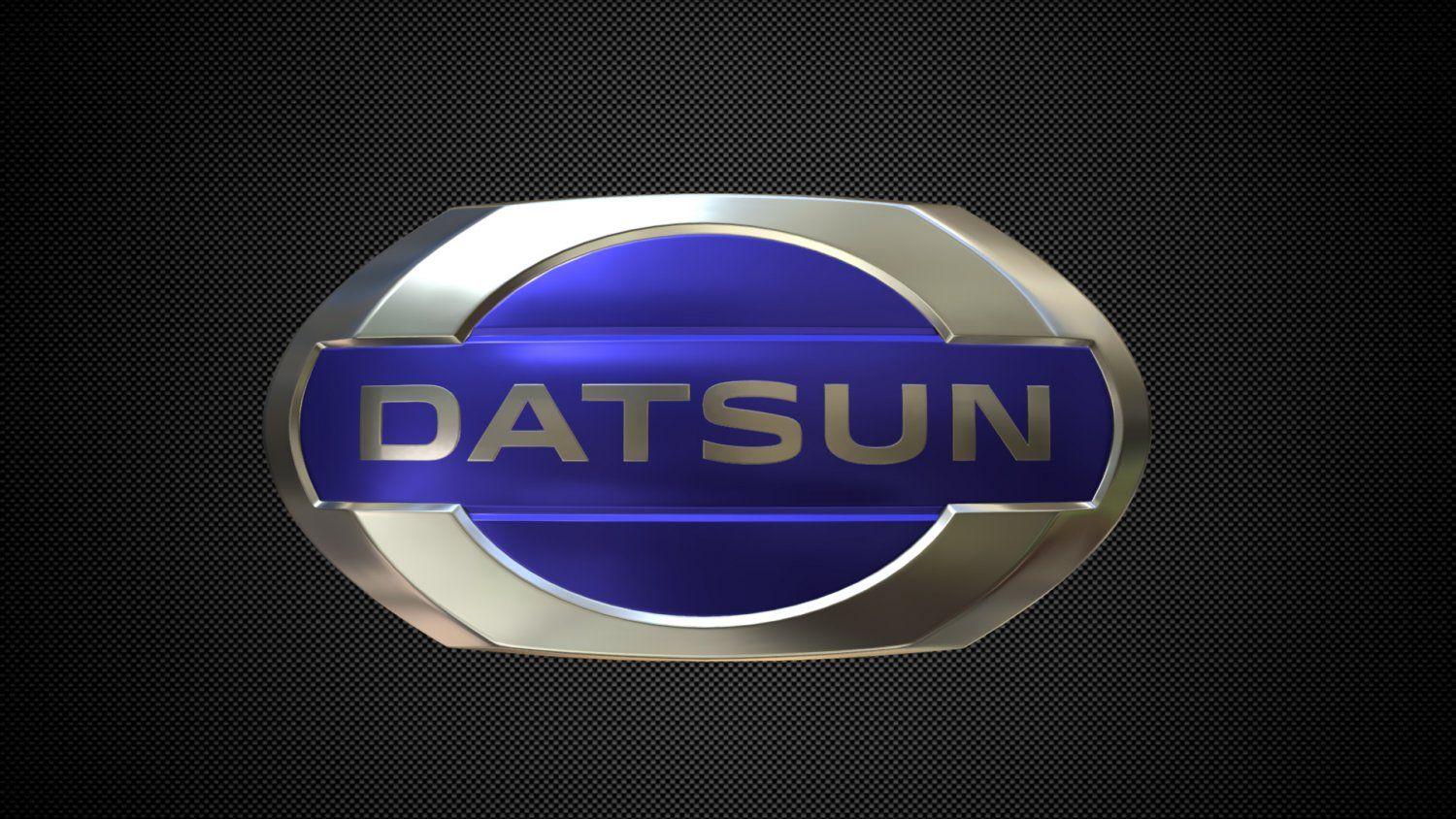 Datsun Logo - Datsun logo 3D Model in Parts of auto 3DExport