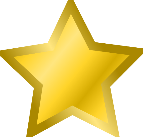 Black Yellow Star Logo - Star graphic transparent download yellow