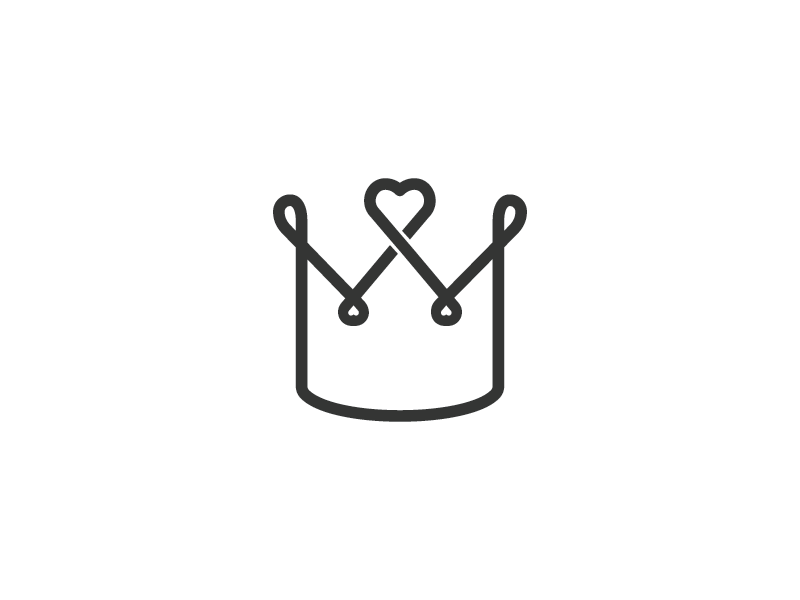 Queen M Logo - Queen of Hearts by Ian Trajlov | Dribbble | Dribbble