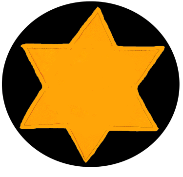 Black Yellow Star Logo - The Badges of the Jews