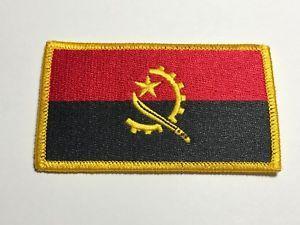 Black Yellow Star Logo - Angola Africa Flag Red Black Yellow Sword Star Emblem Country Iron ...