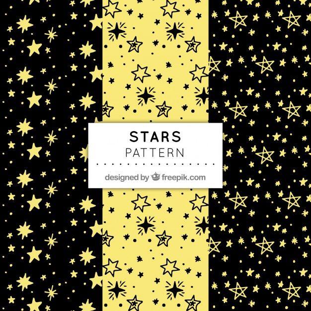 Black Yellow Star Logo - Black and yellow star patterns Vector | Free Download