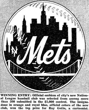 Orange New York Logo - New York Mets Logo and Uniform History. Chris Creamer's SportsLogos