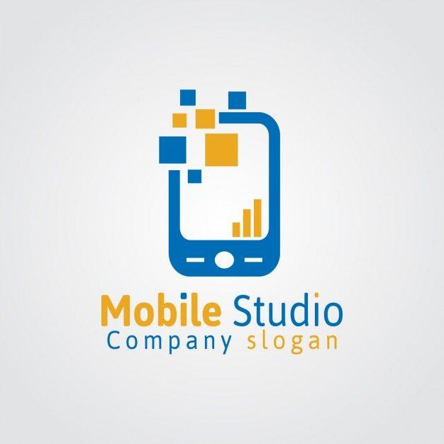 Mobile Logo - Mobile studio logo Vector | Free Download