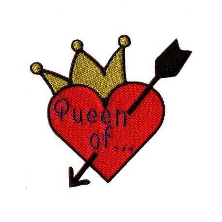 Queen M Logo - M QUEEN OF...7x5CM - Stéphanoise et Médiac