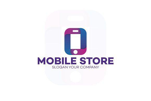 Mobile Logo - Mobile store logo Logo Templates Creative Market