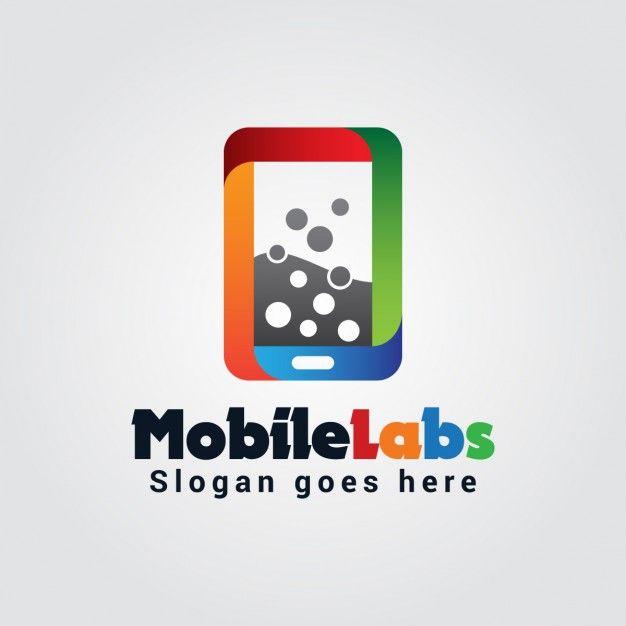Mobile Logo - Colorful mobile labs logo Vector | Free Download