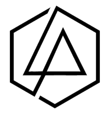 Black and White Hexagon Logo - RIP Chester Bennington — BandLogoJukeBox
