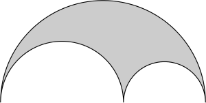 Semicircle with White Mountain Black Logo - Semicircle