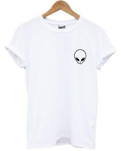 Tumblr Alien Logo - Alien Logo Chest T Shirt Fashion Hipster Indie Fashion Men Tumblr ...