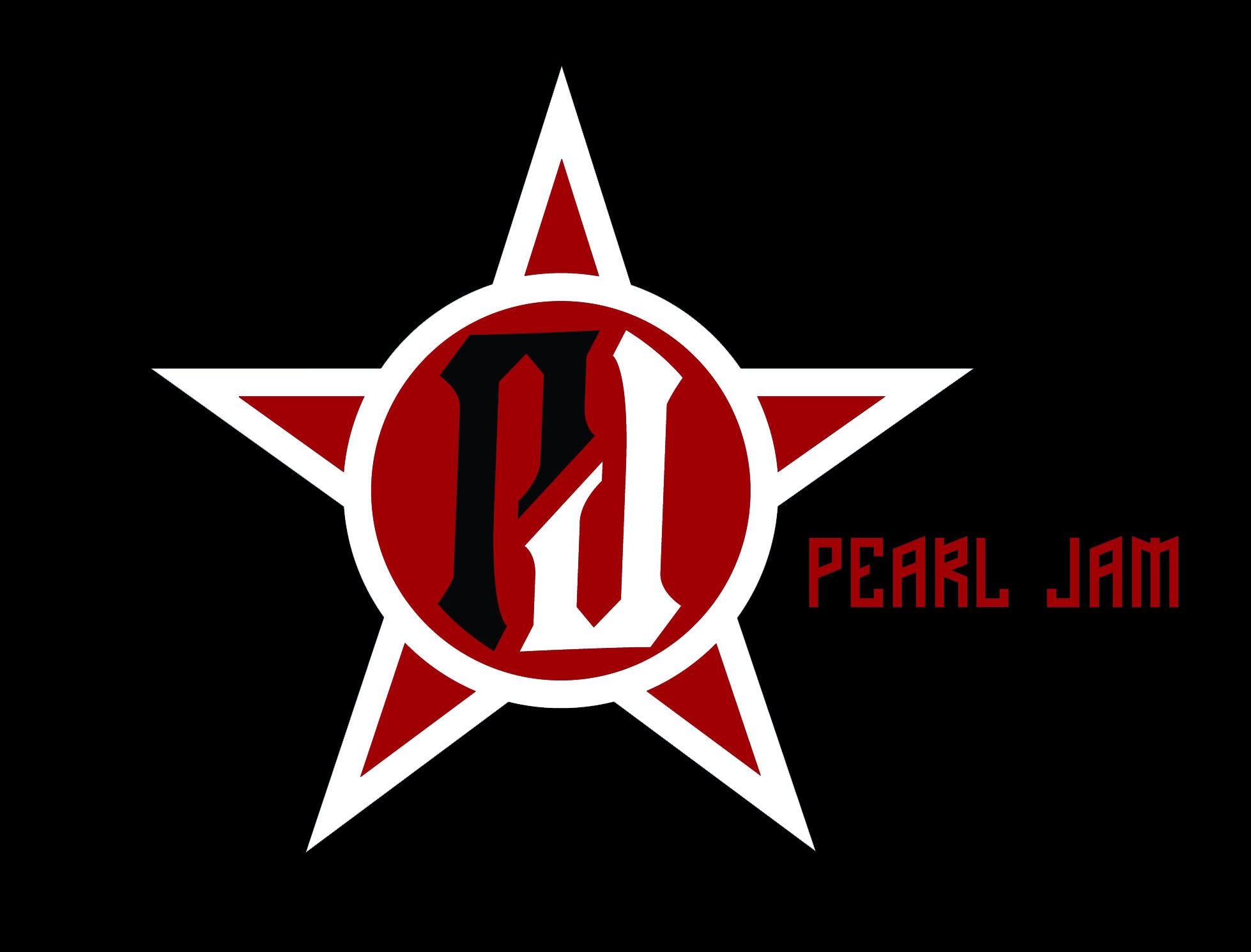 Bughyprint T-Shirt Uomo Rock Band - Pearl Jam Logo - Maglia Stampa Alta Qualità