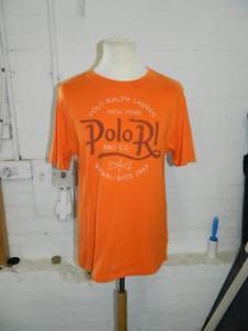 Orange New York Logo - Polo Ralph Lauren Orange New York T-Shirt - XL | eBay
