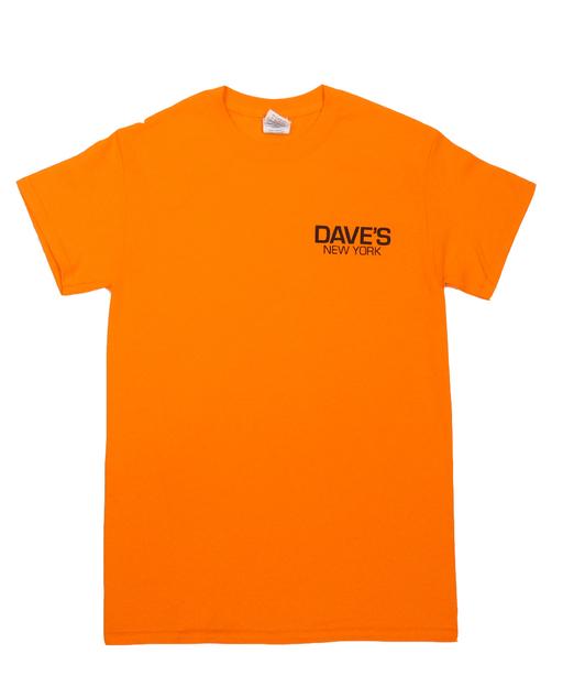 Orange New York Logo - Men's T-shirts — Dave's New York