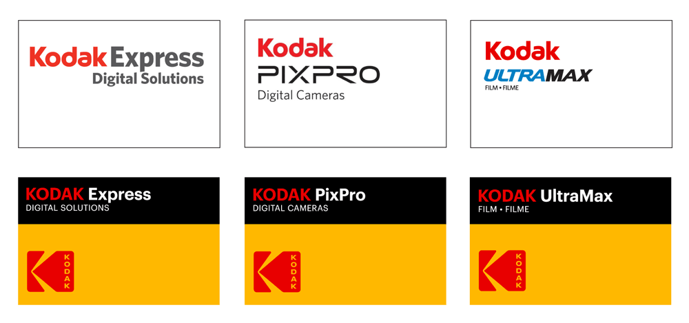 First Kodak Logo - Brand New: New Logo and Identity for Kodak by Work-Order