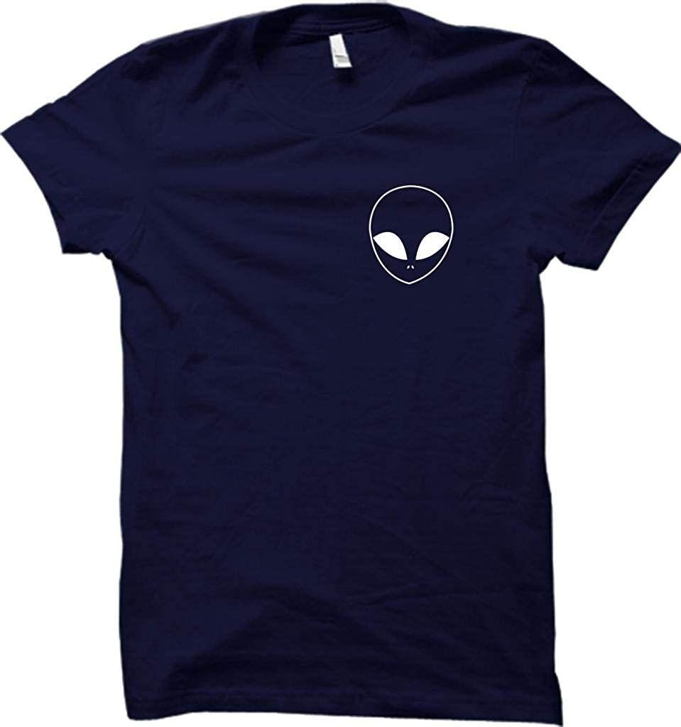 Tumblr Alien Logo - GILDAN Alien Pocket Hipster Logo T Shirt Blogger Tumblr Fashion