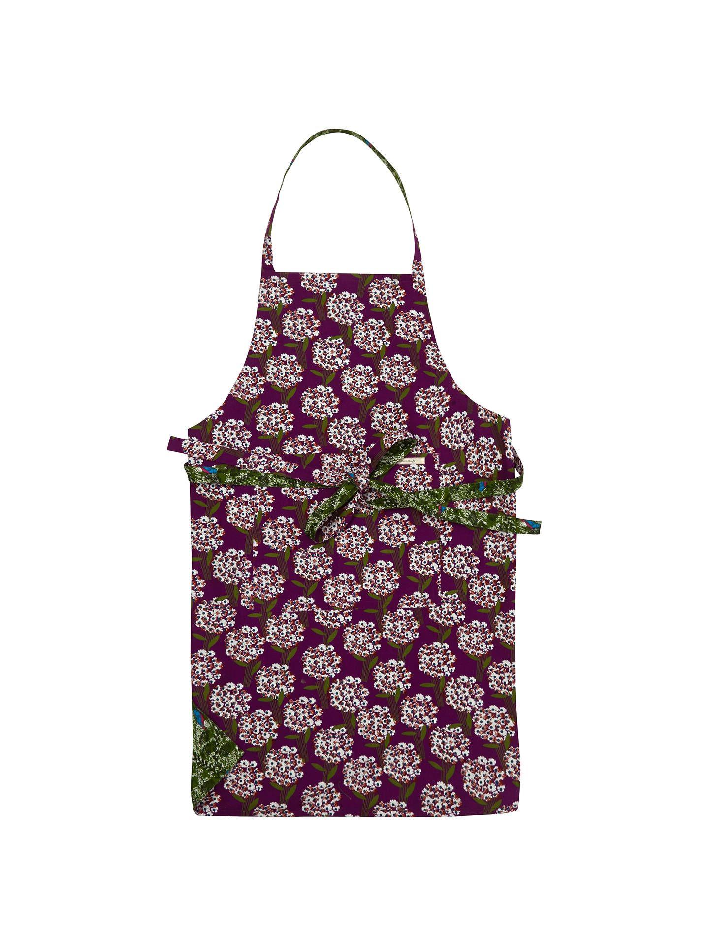 Purple White Bird Logo - White Stuff Bird Bouquet Reversible Apron, Purple/Green at John ...