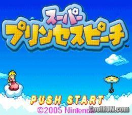 Super Princess Peach Logo - Super Princess Peach (Japan) ROM Download for Nintendo DS / NDS