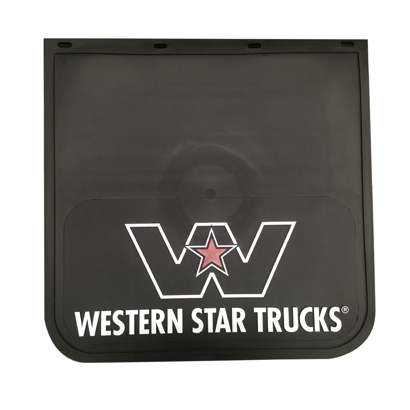 Western Star Logo - Mudflap Black 24X24 With Western Star Logo 462014007 - Western Star
