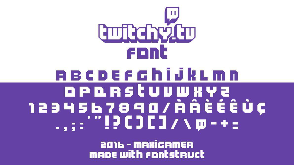 Twitch.TV Logo - Twitch Logo Font