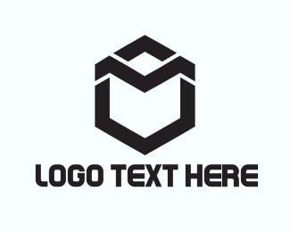 Black and White Hexagon Logo - Letter M Logos | The #1 Logo Maker | Page 4 | BrandCrowd