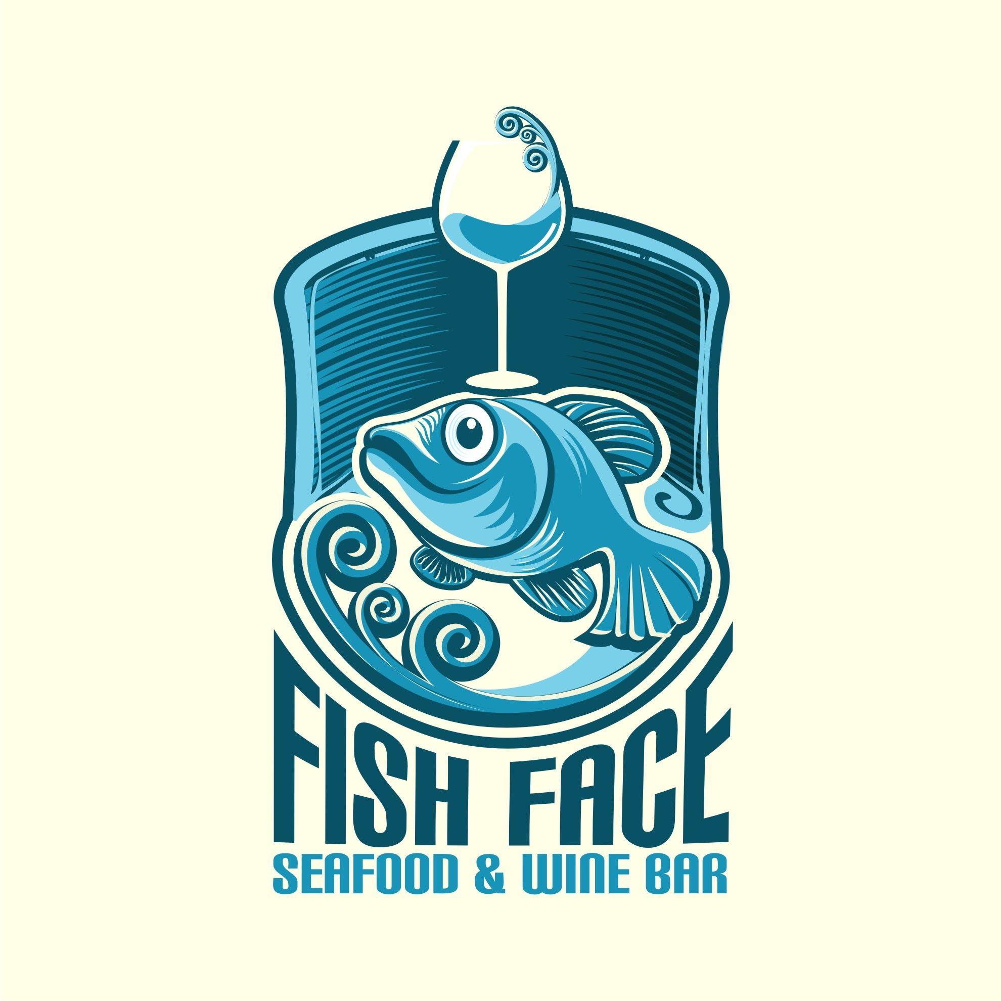 Fish Restaurant Logo - Modern, Elegant, Seafood Restaurant Logo Design for Fish Face ...