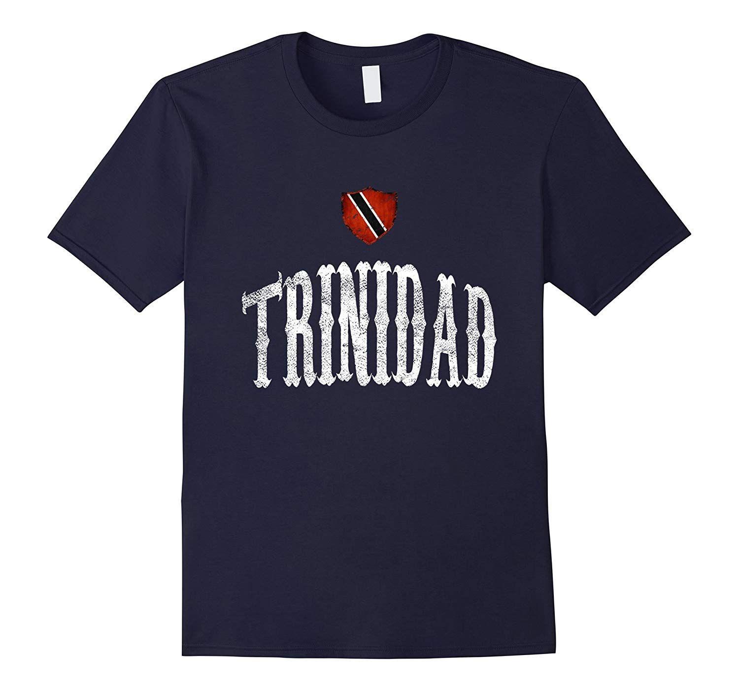 Pride Sports Logo - Vintage Trinidad Flag T-shirt Trinidadian Pride Sports-CD – Canditee