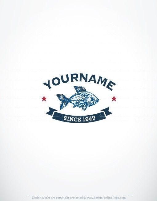 Fish Restaurant Logo - Exclusive Design: Seafood fish restaurant logo + Compatible FREE ...
