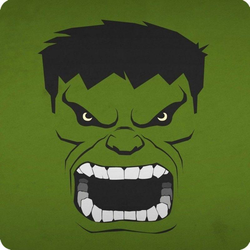 Hulk Superhero Logo - HULK (LOGO) WOODEN COASTER