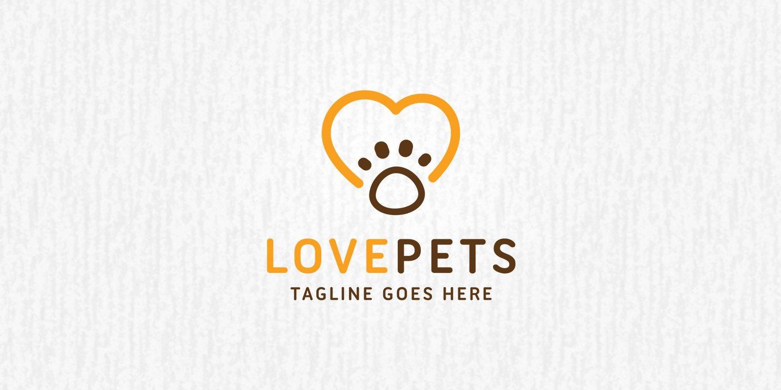 Pets Logo - Love Pets Logo | Codester
