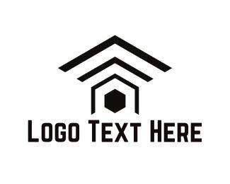 Black and White Hexagon Logo - Hexagon Logo Designs | Make An Hexagon Logo | BrandCrowd