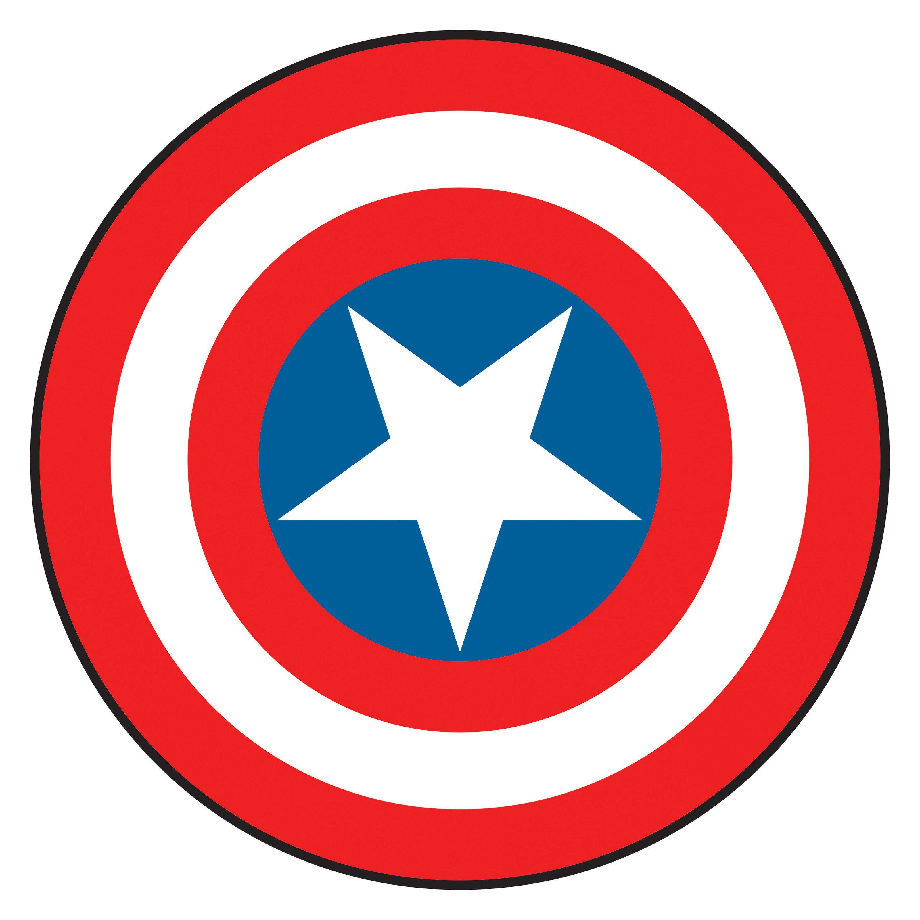 Captain America Shield Logo - Captain America Shield Clipart
