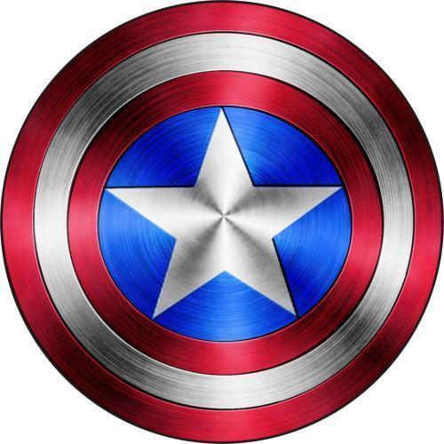 Captain America Logo - Captain America Sticker