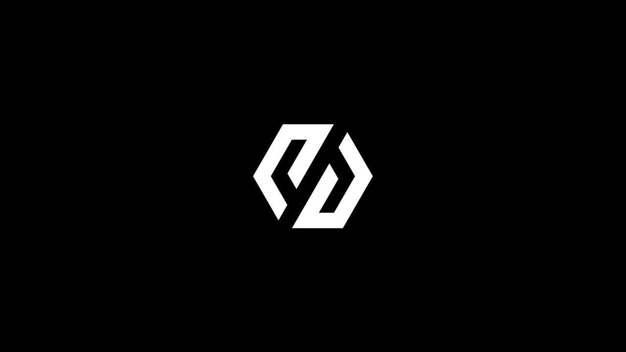 Black and White Hexagon Logo - 5 Simple Hexagon Logos / Icons [ Speedart ] - YouTube
