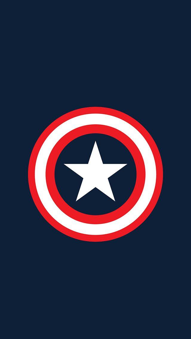 Captain America Logo - Captain America Logo Wallpaper. super heros. iPhone wallpaper