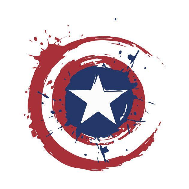 Captain America Logo - Interior. Captain America Logo: Captain America Shield Hit Redbull11