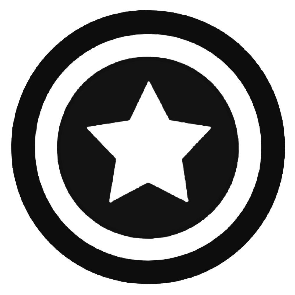 Captain America Logo - Captain America Logo Decal Sticker