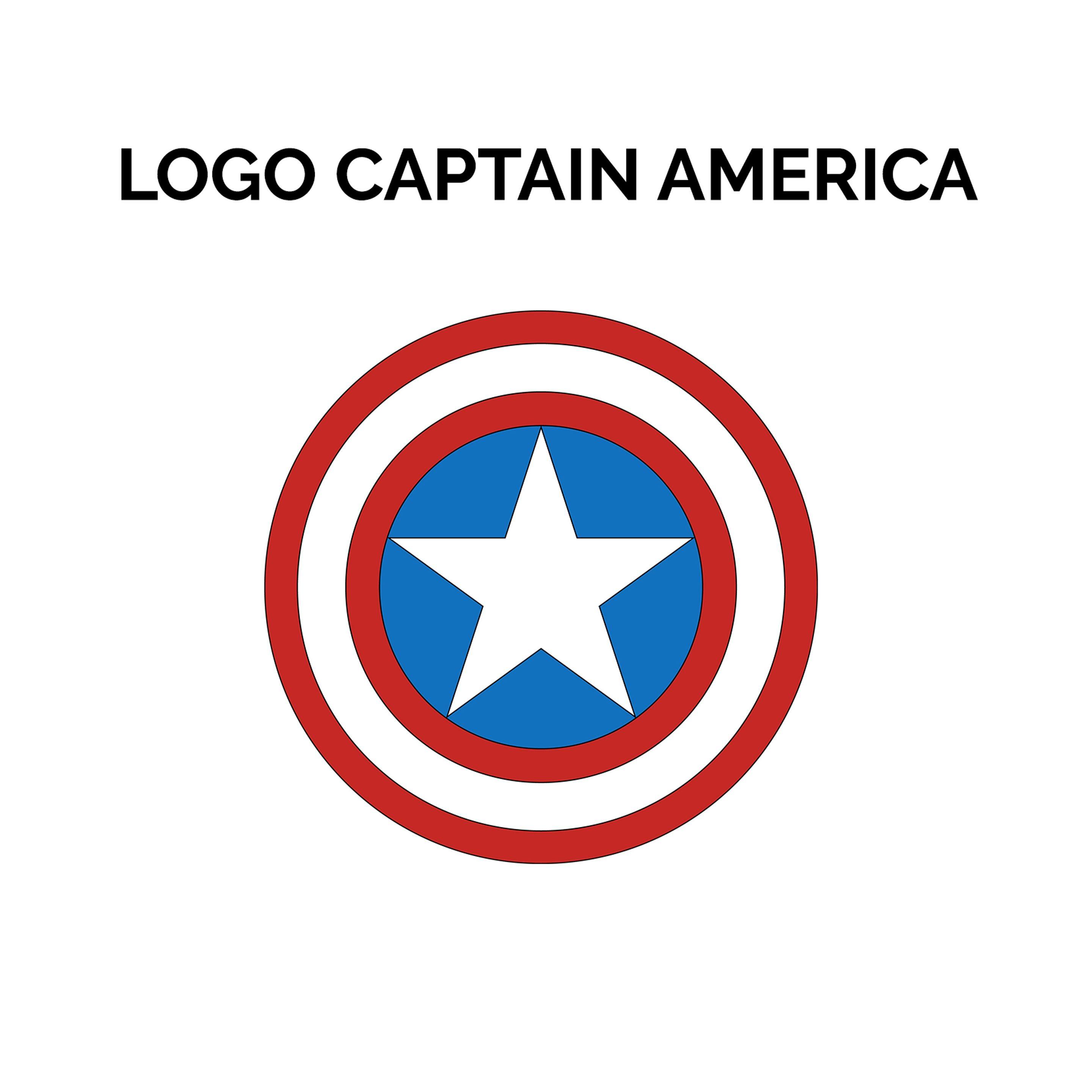 Captain America Logo - Logo PS4 Controller Captain America Shield
