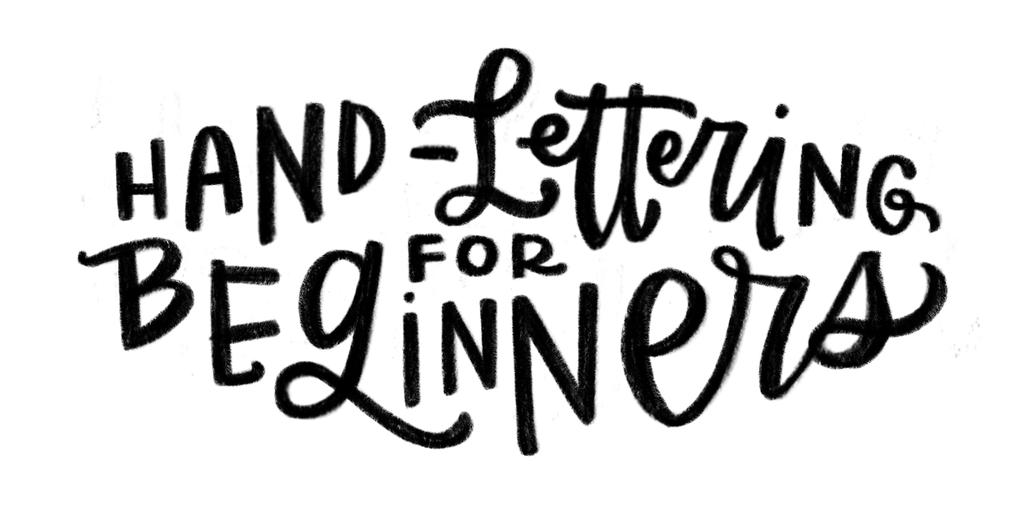 Easy to Draw Black and White Vector Logo - How To Turn A Hand Lettered Sketch Into A Digital Vector Logo Using