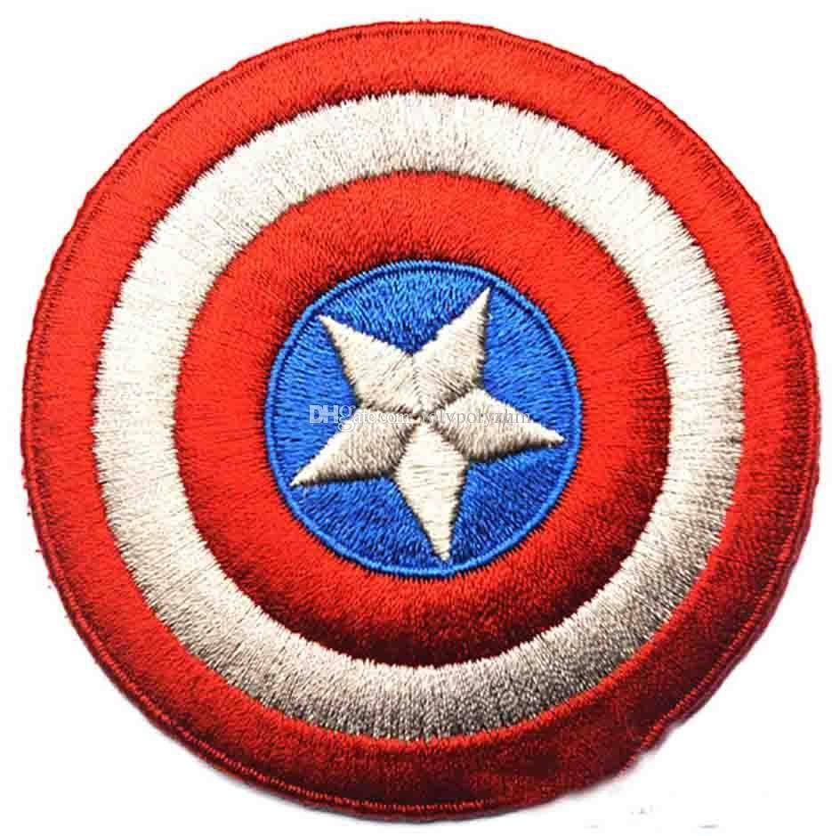 Captain America Logo - 2019 New The Avengers Alliance Captain America Logo Embroidery Badge ...