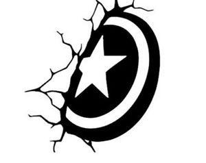 Captain America Logo - Vinyl Decal Truck Car Sticker Laptop - Marvel Avengers Captain ...