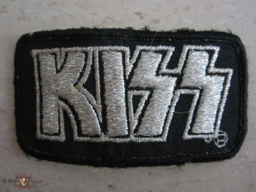 Original Kiss Logo - Kiss - logo patch original 70's | TShirtSlayer TShirt and ...