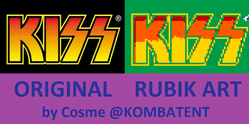 Original Kiss Logo - Pixilart - Kiss Logo Comparison by KOMBATENT