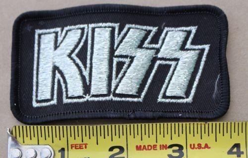 Original Kiss Logo - Rare Vintage Kiss Logo Belt Buckle & Sew-On Patch w/ Box Aucoin ...