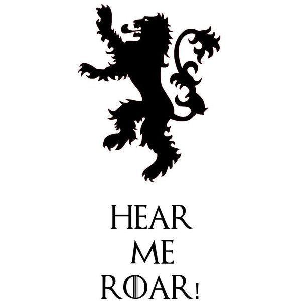 game of thrones sigils black and white